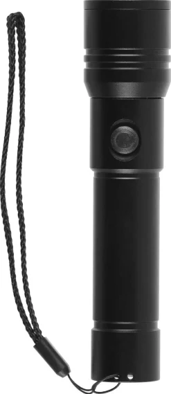 Laddningsbar ficklampa LED, 250 lumen, IP44, Asaklitt