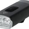 Laddningsbar cykellampa fram, 2600 lumen, Asaklitt