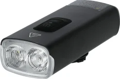 Laddningsbar cykellampa fram, 2600 lumen, Asaklitt