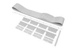 Lameller till gardin fönster, 8,9 x 250 cm, 8-pack