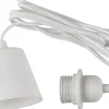 Lamphållare E27 med lampsladd och takkopp