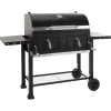 Landmann XXL stor kolgrill med lock och kolgrillsvagn