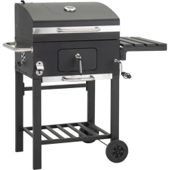 Landmann kolgrill med Modulus grillgaller och kolgrillvagn