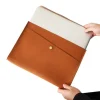 Laptopfodral konstläder 14 tum, brun