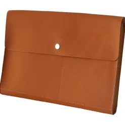 Laptopfodral konstläder 14 tum, brun