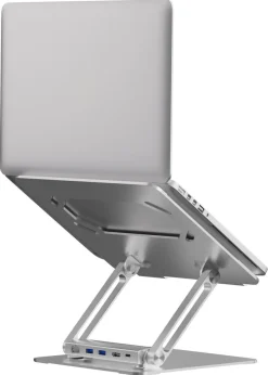 Laptopställ med dockningsstation, 10-17 tum