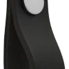 Läderknopp Ari svart, 65 mm