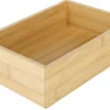 Lådinsats av bambu, höjd 6,5 cm, 1-pack