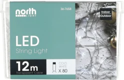LED genomskinlig ljusslinga Northlight, kallvit