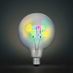 LED-lampa med lysande motiv E27 4 W dimbar