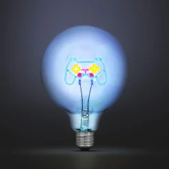 LED-lampa med lysande motiv E27 4 W dimbar