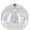 LED-ljus i form av en oljelampa, transparent glas