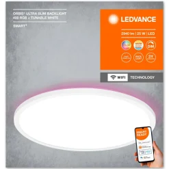Ledvance SMART+ ORBIS Ultra Slim plafond 400 mm RGBW