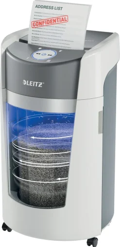 Leitz IQ OptiMax Office P5 dokumentförstörare, 35 l