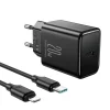 Lightning till USB-C laddare 20 W med kabel, 1 m, svart