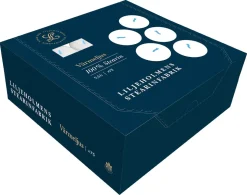 Liljeholmens värmeljus, vita, 75-pack, 100 procent stearin