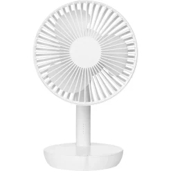 Liten bordsfläkt med USB och 5 hastigheter, 27 cm