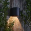 Liten fasadbelysning solcell, downlight Northlight