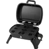 Liten, portabel elgrill med lock och termometer, 2200 W