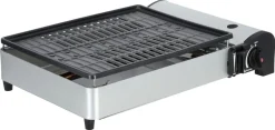 Liten portabel gasolgrill med keramisk beläggning