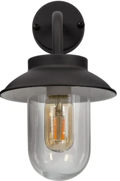 Liten stallykta Alf vägglampa utomhus svart, Northlight