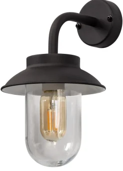 Liten stallykta Alf vägglampa utomhus svart, Northlight