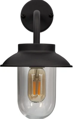 Liten stallykta Alf vägglampa utomhus svart, Northlight