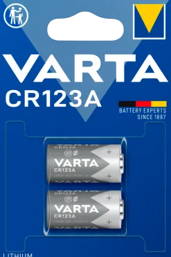 Litiumbatteri VARTA CR123A, 2-pack