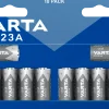 Litiumbatteri VARTA CR123A, 10-pack
