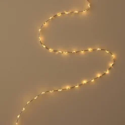 Ljusslinga dekoration, täta varmvita micro-LED, 3 m
