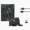 Logitech MX Master 3S trådlös mus för högerhänta