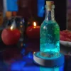 Lysande glasunderlägg LED RGB, batteridrivet, 2-pack