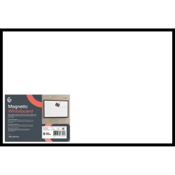 Magnetisk whiteboard 60x40 cm svart ram