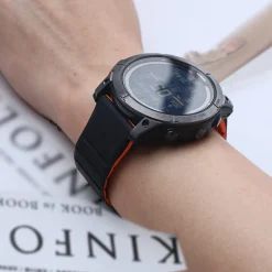 Magnetiskt klockarmband för Garmin 22 mm, svart