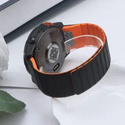 Magnetiskt klockarmband för Garmin 26 mm, svart