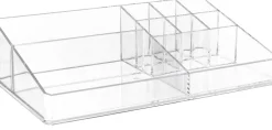 Makeup organizer, klar plast