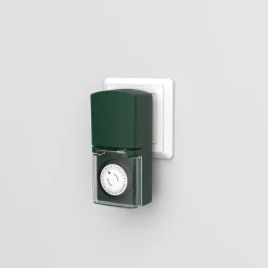 Manuell timer utomhus, eluttag, 5,5 x 12 cm