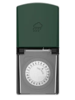Manuell timer utomhus, eluttag, 5,5 x 12 cm