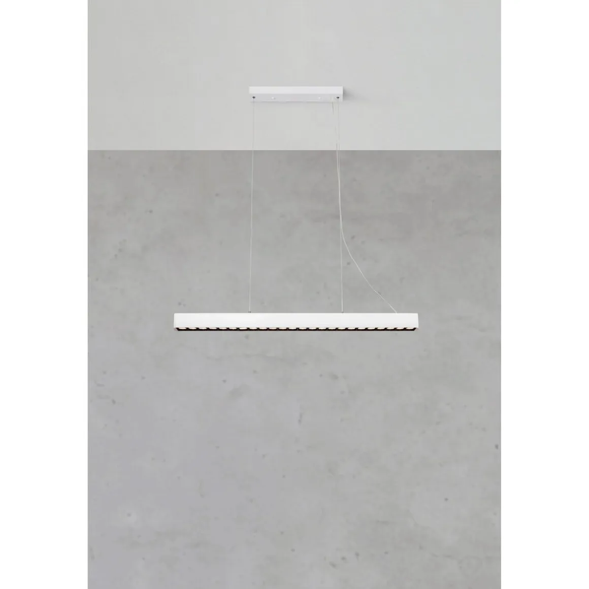 Markslöjd Plano taklampa kontor, dimbar, vit, 95 cm