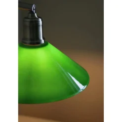 Markslöjd Vela bordslampa glasskärm mässing 50 cm