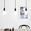Markslöjd Sky taklampa rak svart, 68 cm