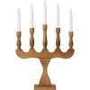 Markslöjd Svaneholm adventsljusstake trä LED 5-armad, 53 cm