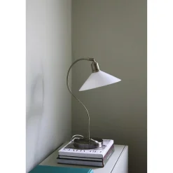 Markslöjd Vela bordslampa glasskärm mässing 50 cm