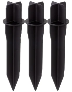 Markspjut 27 mm till solcellslampa, 3-pack