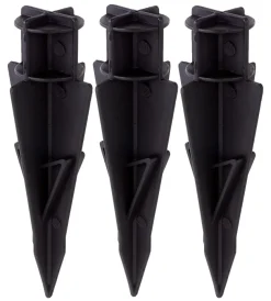 Markspjut 27 mm till solcellslampa, 3-pack