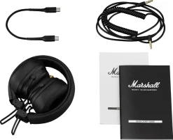 Marshall Major V trådlösa on ear-hörlurar, svarta