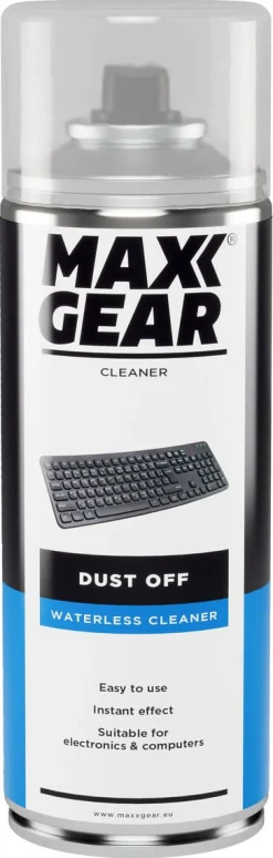 Maxx Gear Dust Off tryckluft på burk, 400 ml