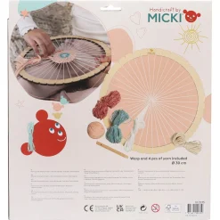 Micki rund vävram för barn 30 cm, från 3 år