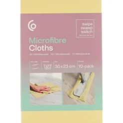 Mikrofiberdukar, 10-pack, 30 x 23 cm