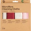 Mikrofiberduk 32 x 31 cm, 4-pack